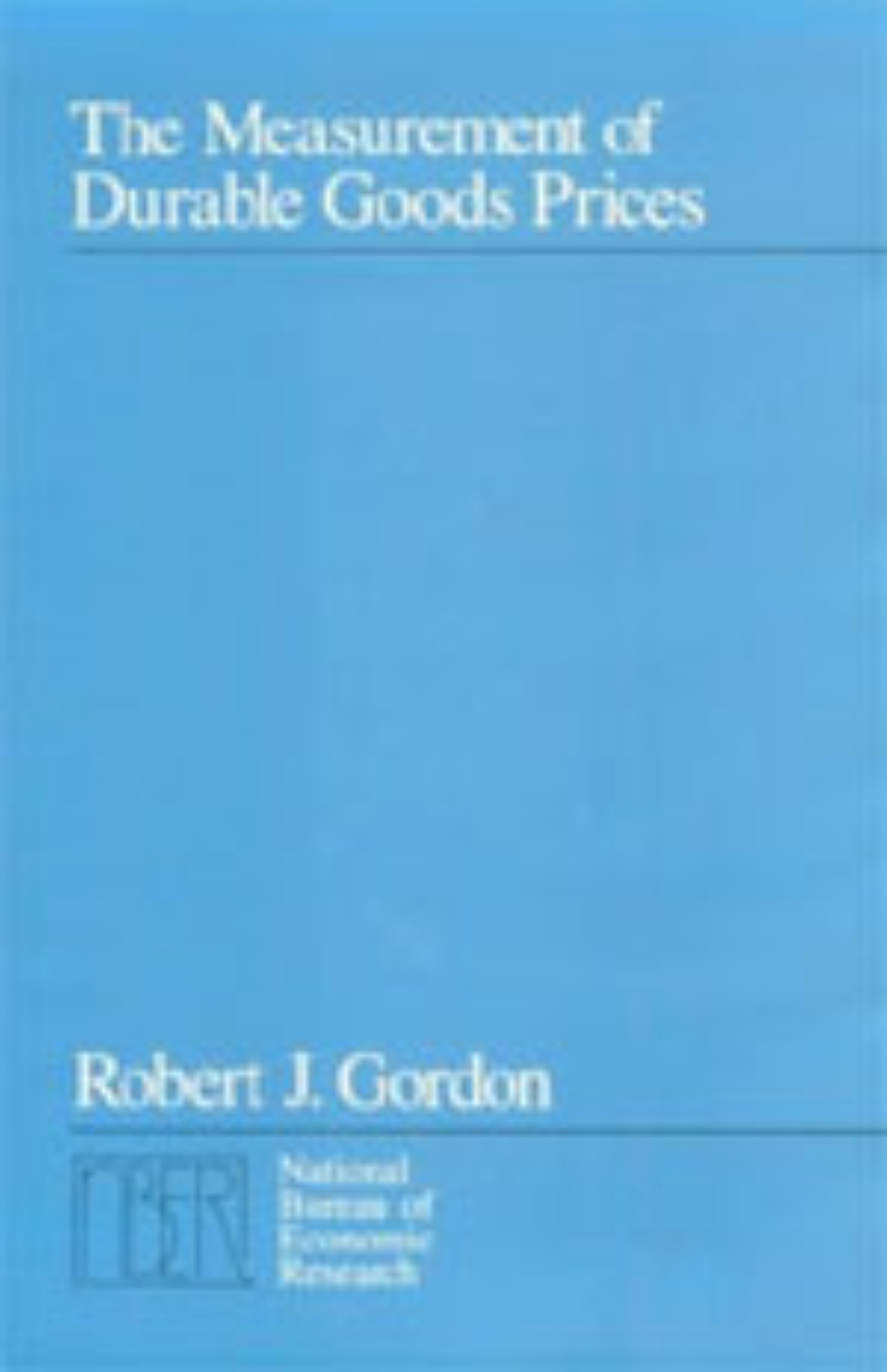 The Measurement of Durable Goods Prices