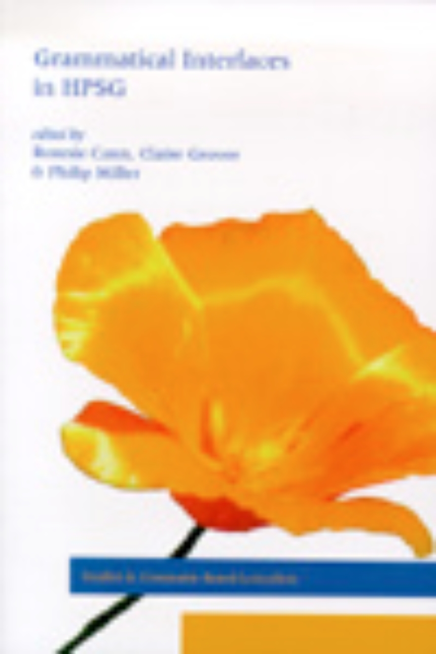 Grammatical Interfaces in HPSG