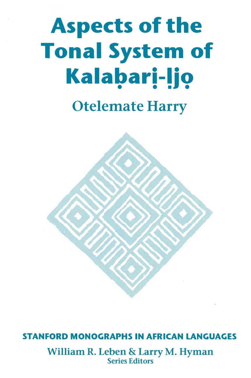 Aspects of the Tonal System of Kalabari-ljo