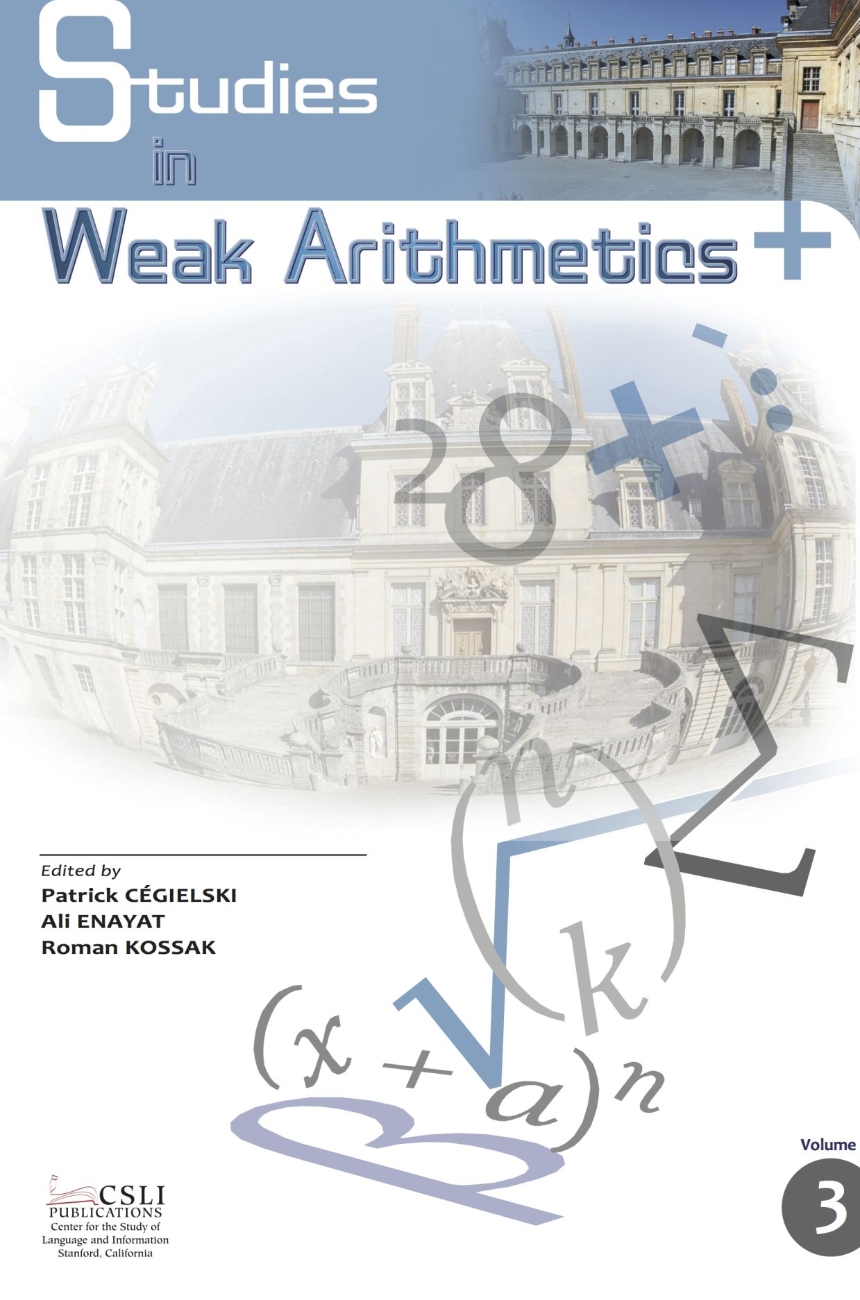 Studies in Weak Arithmetics, Volume 3