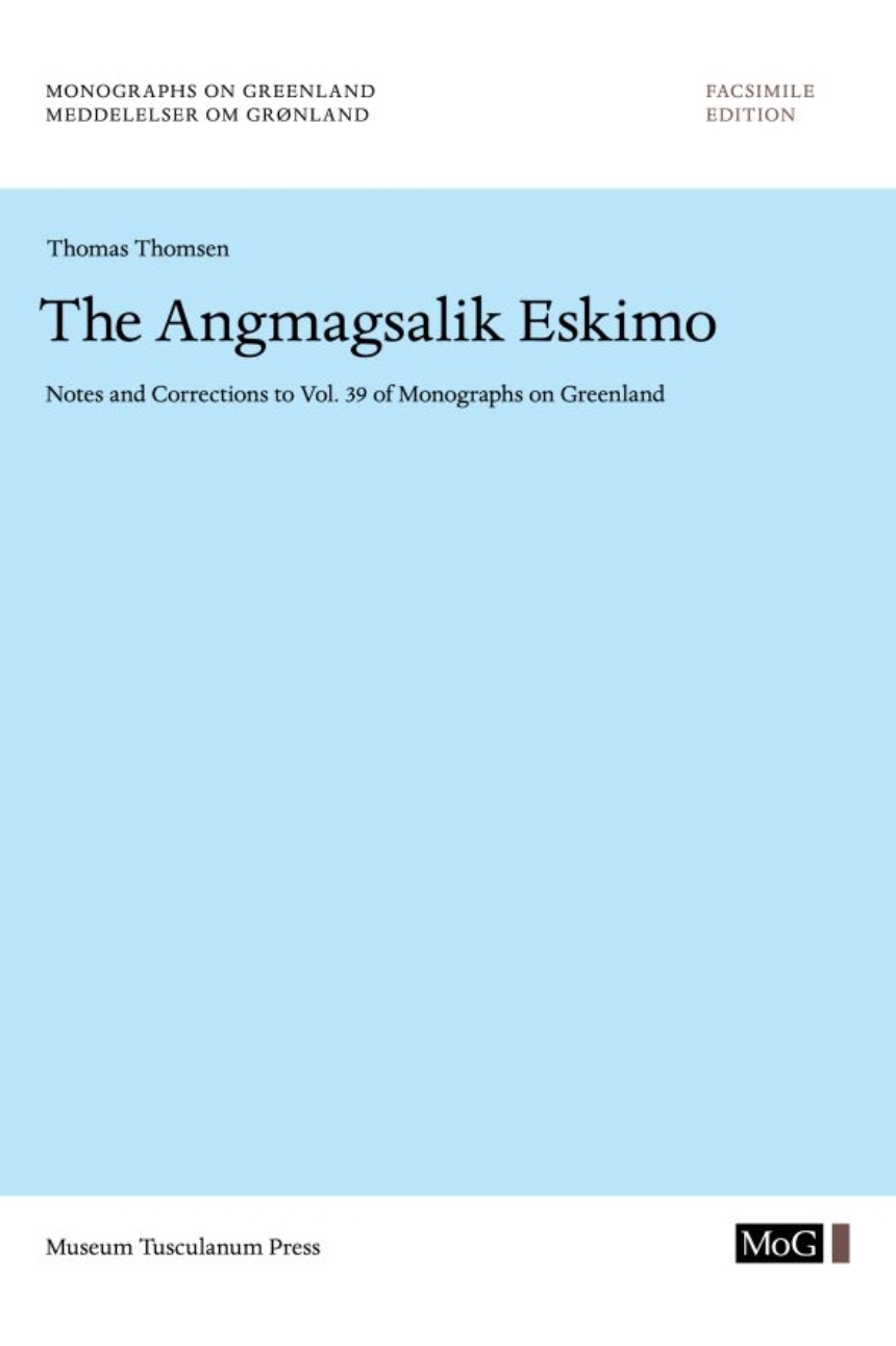 The Angmagsalik Eskimo