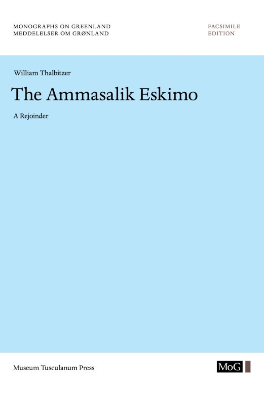 The Ammassalik Eskimo