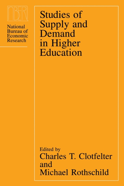 Studies of Supply and Demand in Higher Education