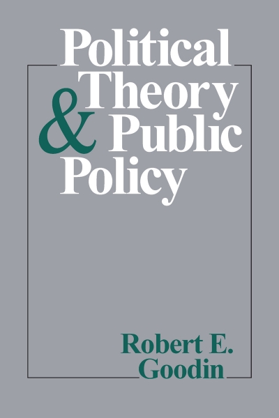 Political Theory and Public Policy