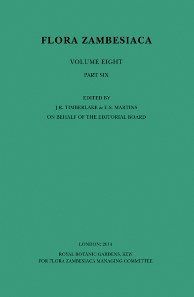 Flora Zambesiaca: Volume 8, Part 6: Acanthaceae: Barleria to Hypoestes