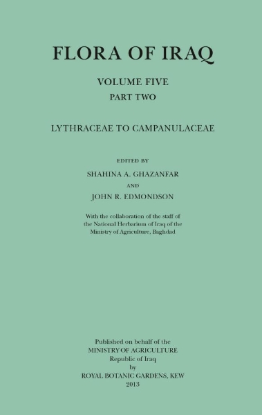 Flora of Iraq, Volume Five, Part Two: Lythraceae to Campanulaceae